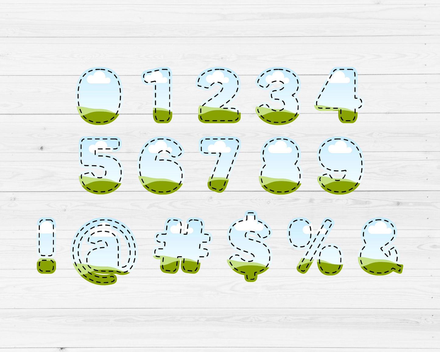Design Your Own Stitch Letters & Numbers on Canva, Doodle Letters, Digital Stitch Letters, Drag and Drop, Canva Template, Editable Letters