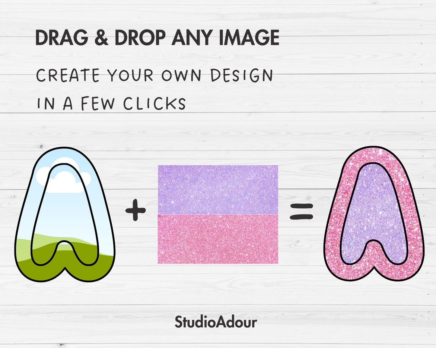 Design Your Own Uppercase Letters & Numbers Canva Frames, Doodle Alphabet Canva Template, Easy Drag and Drop, Sublimation Design Letters PNG