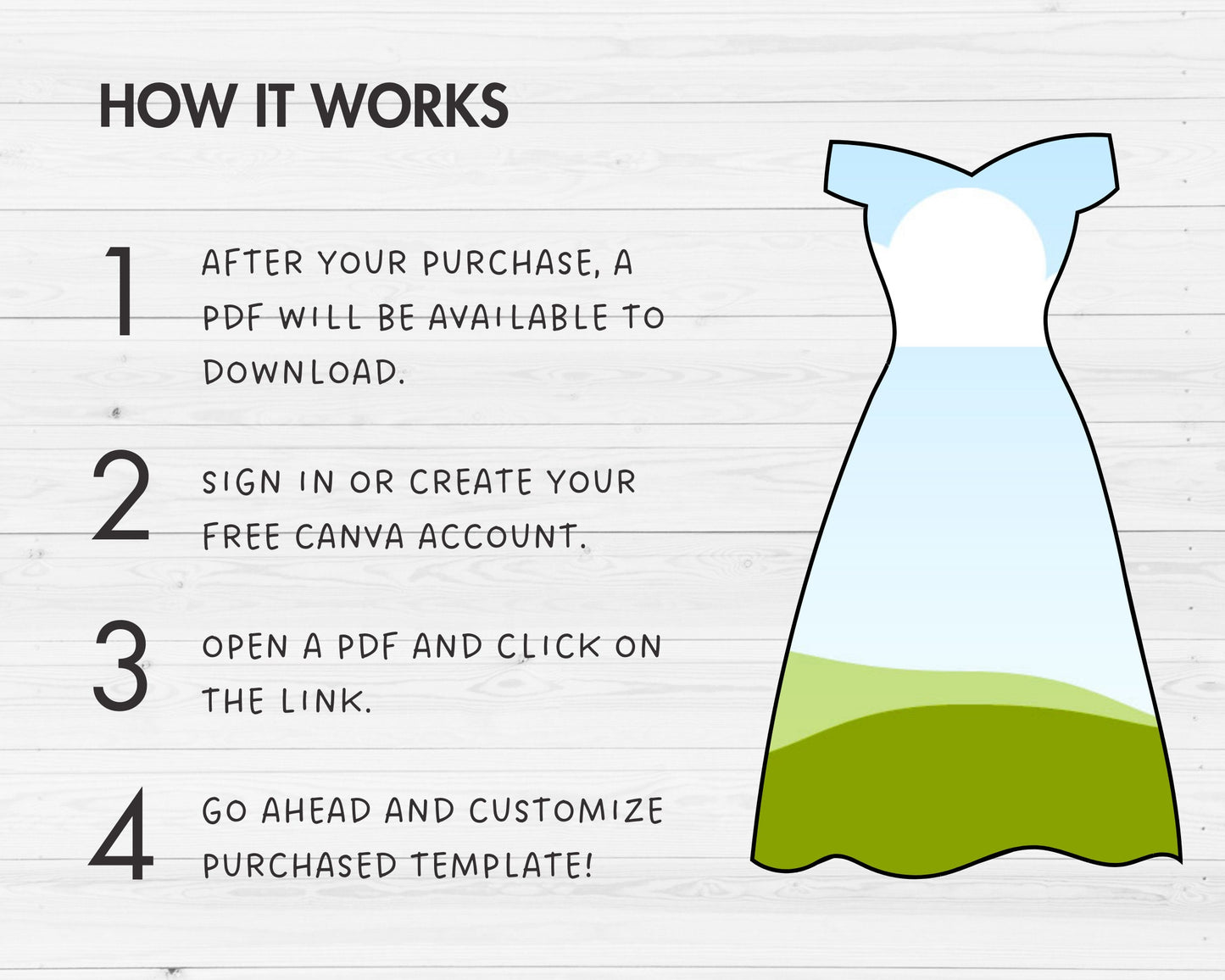 Design Your Own Womens Dress Canva Frames, Evening Dress Canva Template, Drag and Drop, Bridal Dress Clipart, Wedding Dress, Cocktail Dress
