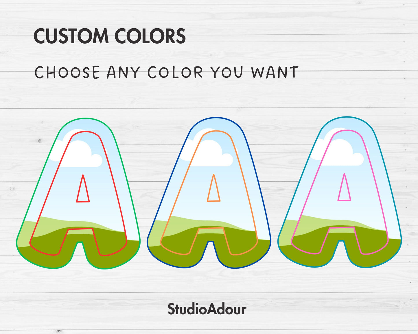 Design Your Own Double Letters, Doodle Alphabet Canva Template, Drag and Drop, Canva Frames, Canva Letters & Numbers PNG, Sublimation Design