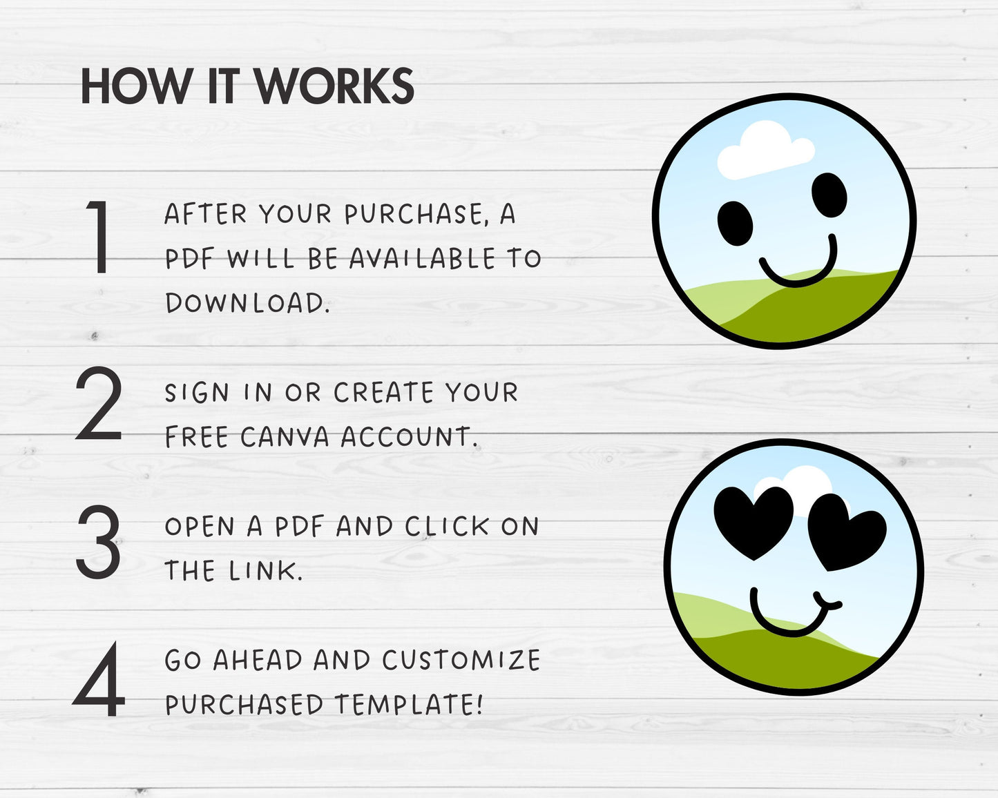 Design Your Own Emotion Faces Canva Frames, Funny Faces Template, Drag and Drop, EditableCute Faces, Round Faces, Cartoon Faces Canva Bundle
