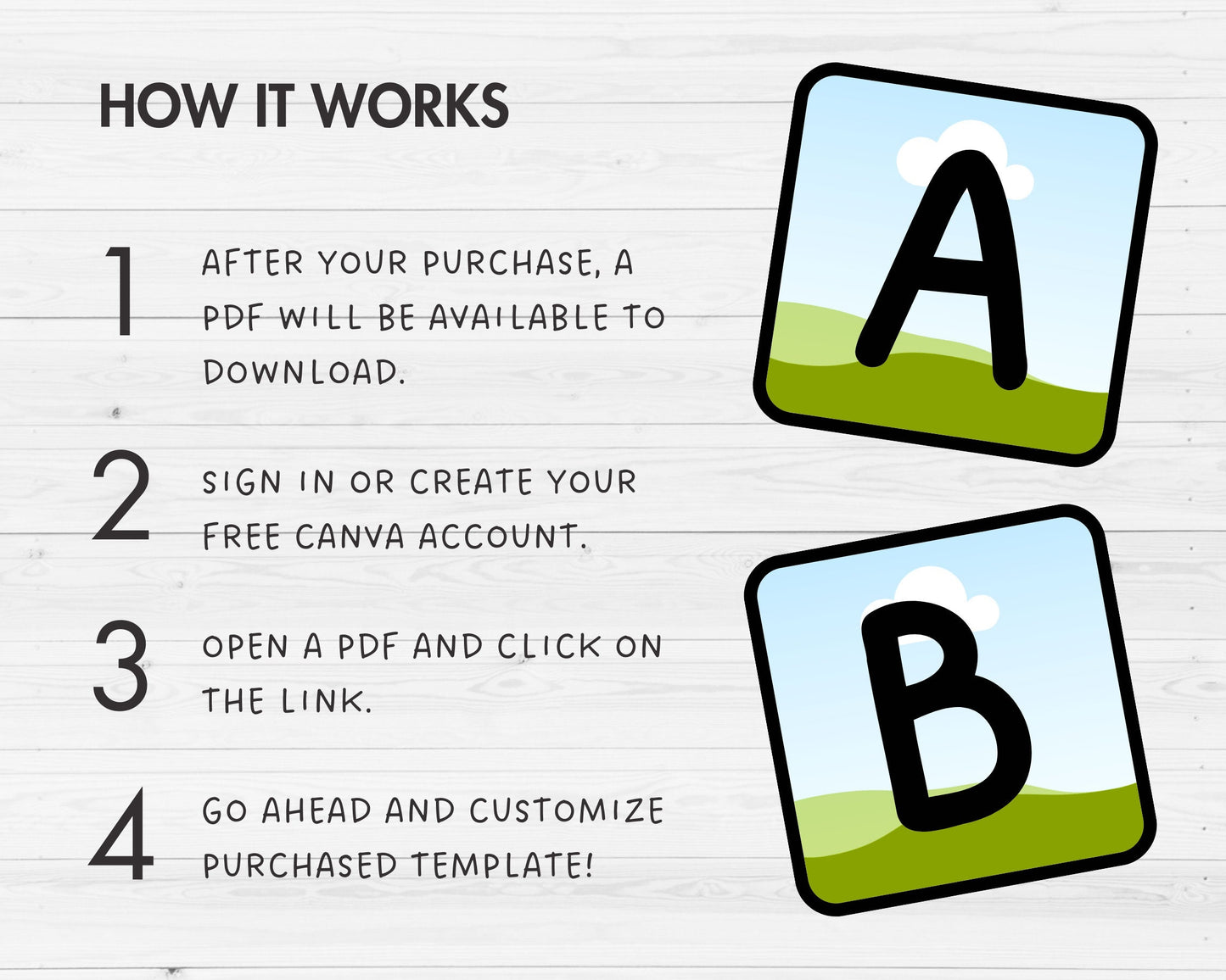 Design Your Own Cube Letters & Numbers Canva Frames, Square Doodle Alphabet Canva Template, Drag and Drop, Sublimation Design, Block Letters