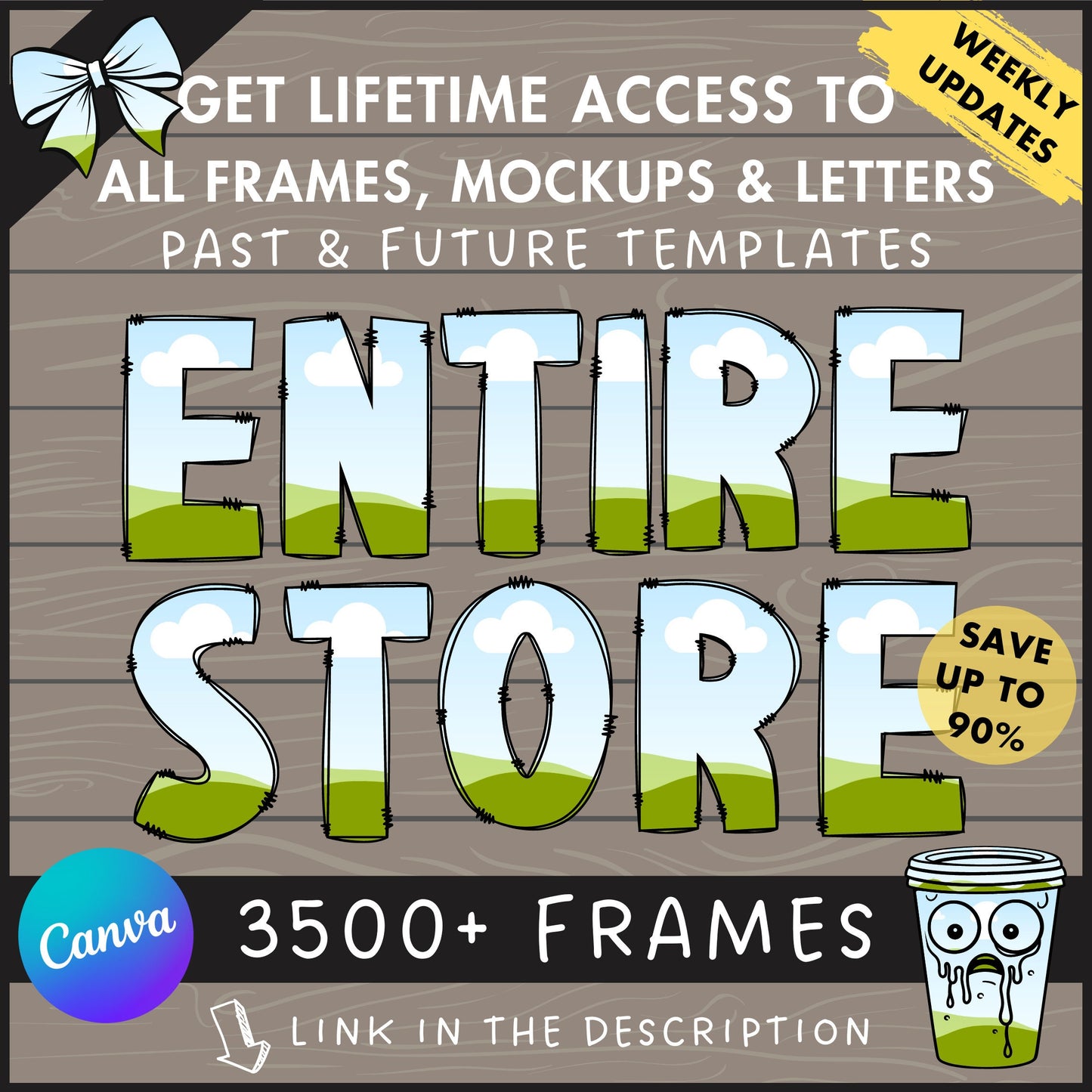 Design Your Own Bubble Letters on Canva, Doodle Alphabet Canva Template, Drag and Drop, Editable Canva Bubbly Letters & Numbers, DIY Letters
