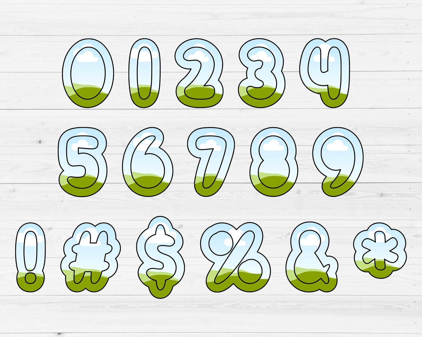 Design Your Own Uppercase Letters & Numbers Canva Frames, Doodle Alphabet Canva Template, Easy Drag and Drop, Sublimation Design Letters PNG