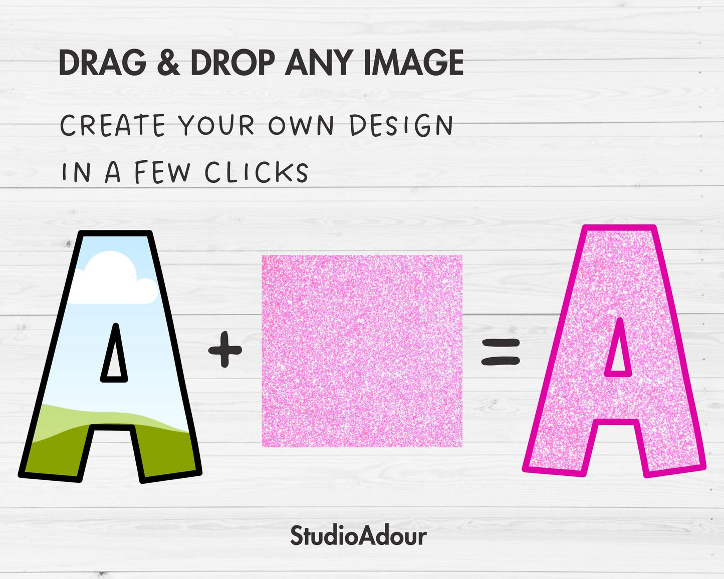 Design Your Own Doodle Letters on Canva, Uppercase & Lowercase Letters, Doodle Alphabet Canva Template, Drag and Drop, Editable Alphabet PNG