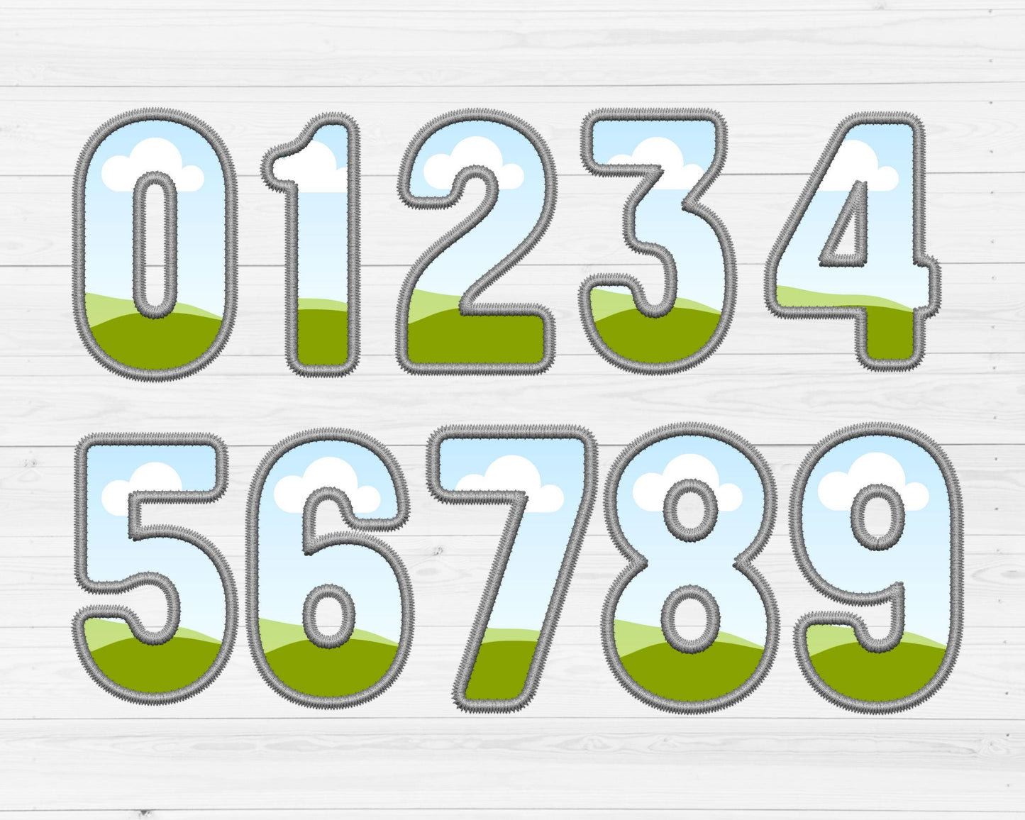 Digital Stitch Canva Alphabet PNG, Faux Embroidery Applique Letters , Canva Frames Bundle, Drag and Drop, DIY Canva Alphabet, Duotone