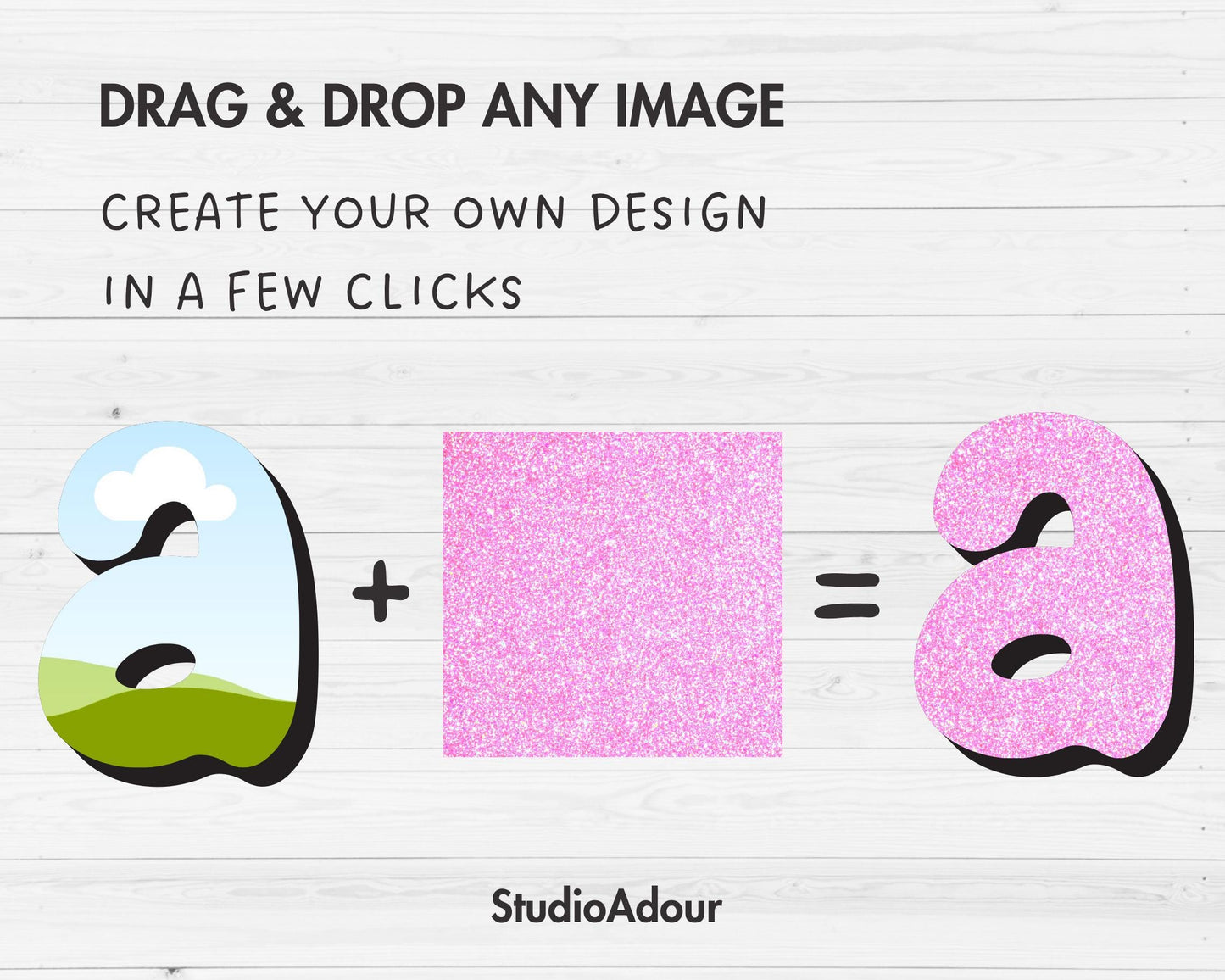 Design Your Own Doodle Letters on Canva, Doodle Alphabet Canva Template, Drag and Drop, Editable Canva Alphabet, Canva Frames Bundle
