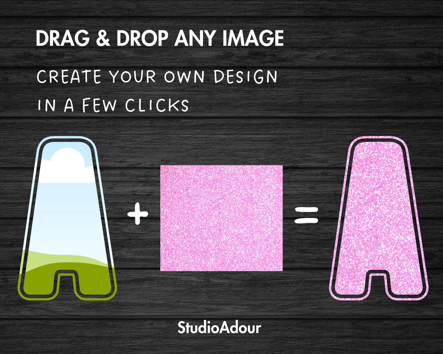 Design Your Own Uppercase Letters & Numbers Canva Frames, Doodle Alphabet Canva Template, Easy Drag and Drop, Sublimation Design Letters PNG