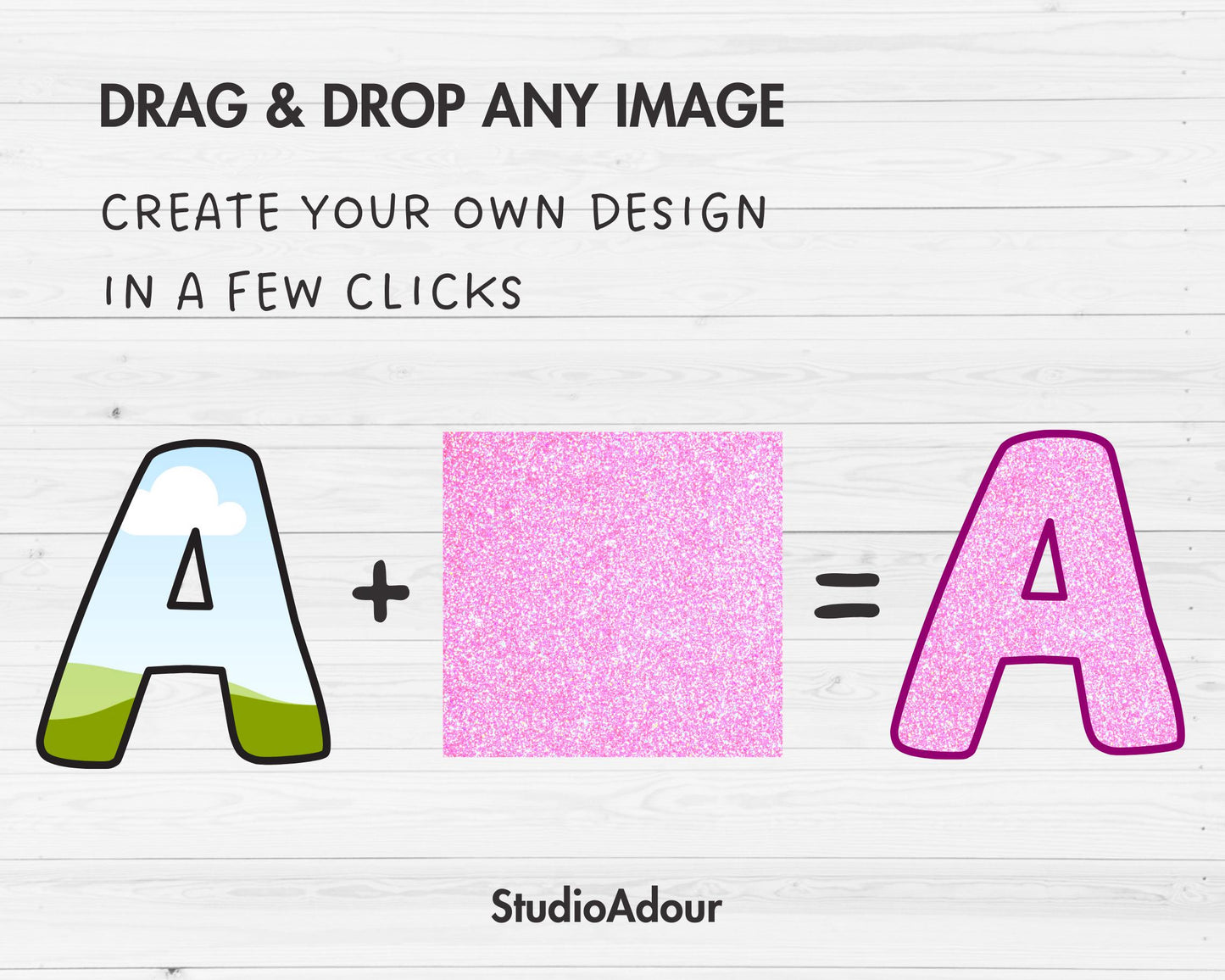 Design Your Own Doodle Letters on Canva, Doodle Alphabet Canva Template, Drag and Drop, Uppercase & Lowercase Canva Alphabet, Letters PNG