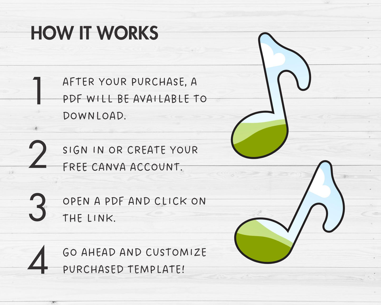 Design Your Own Music Notes Canva Frame, Editable Music Symbol Canva Template, Drag and Drop, Sublimation Design, Music Lover, Music Clipart