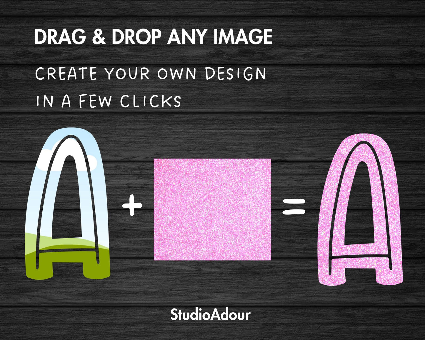 Design Your Own Doodle Letters on Canva, Doodle Alphabet Canva Template, Drag and Drop, Editable Canva Alphabet, Canva Frames Bundle