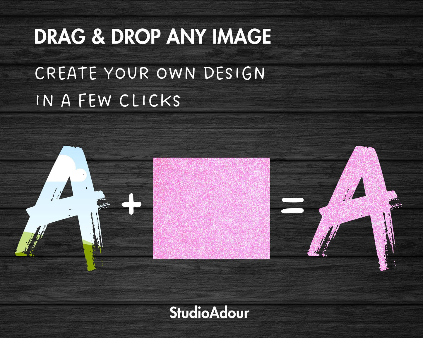 Design Your Own Brush Letters on Canva, Paint Alphabet Canva Template, Drag and Drop, Brush Stroke Canva Alphabet, Canva Frames Bundle