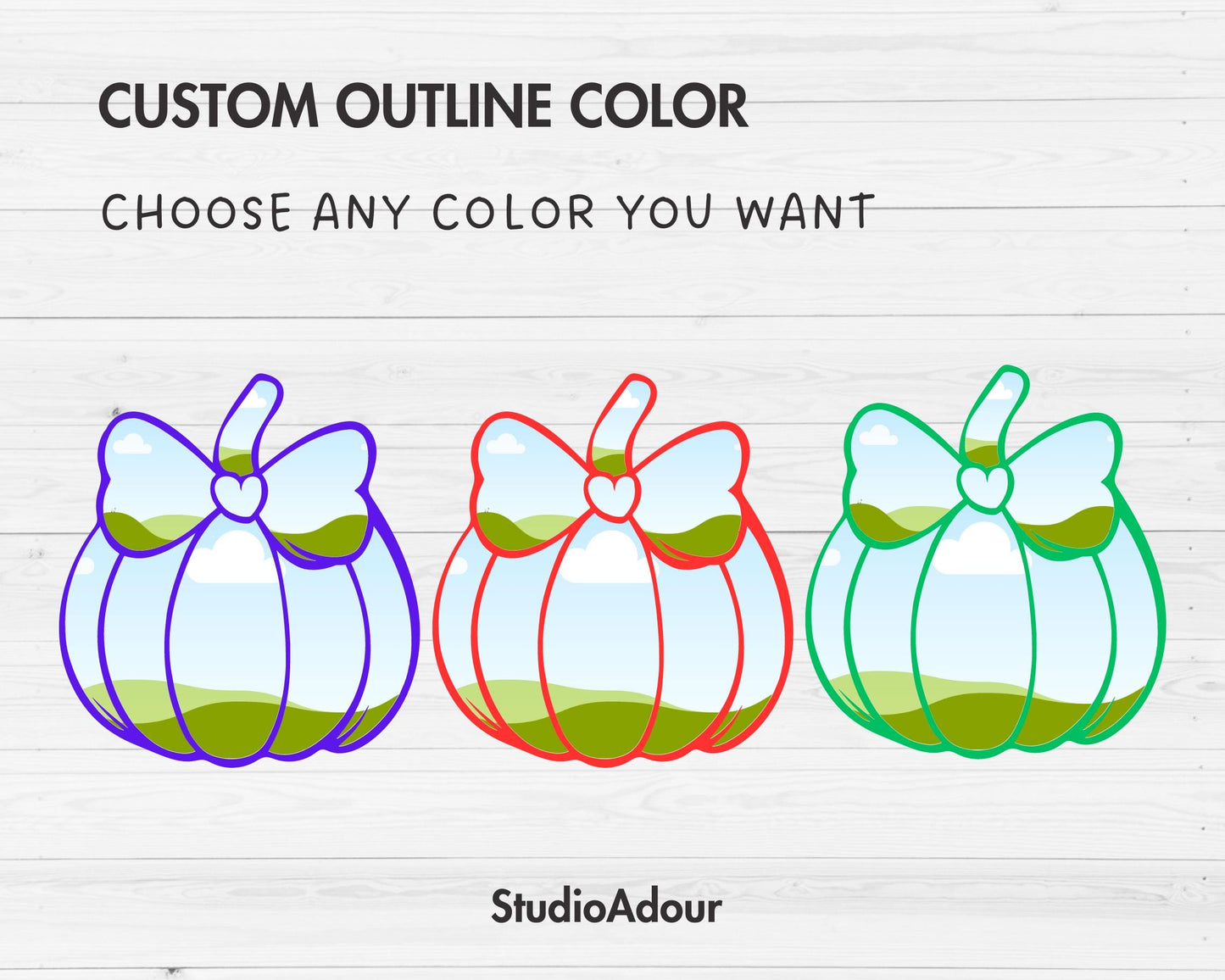 Pumpkin with Bow Canva Frames, Drag and Drop Canva Templates, Fall Halloween Season, Editable Canva Template, Fillable Pumpkin Mockups
