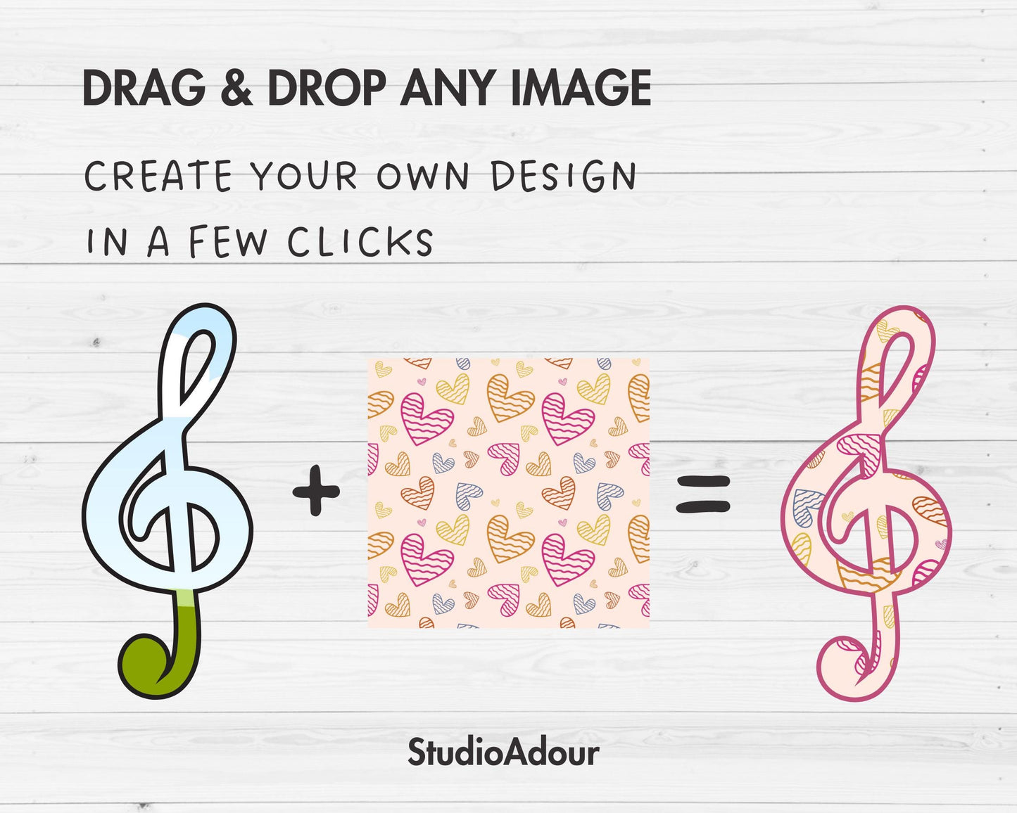 Design Your Own Music Notes Canva Frame, Editable Music Symbol Canva Template, Drag and Drop, Sublimation Design, Music Lover, Music Clipart