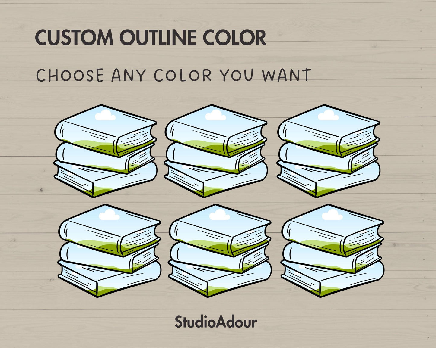 Design Your Own Stack Books on Canva, Book Stack Template, Drag and Drop Canva Frames, Reading Books Editable Books, Sublimation Design