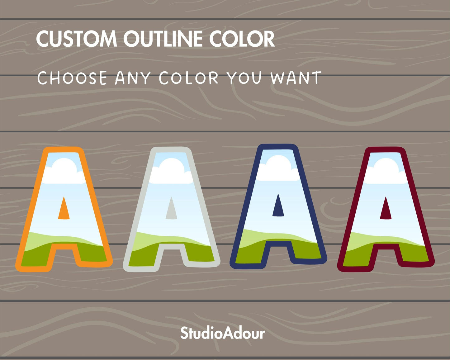 Design Your Own Canva Letters, Alphabet Canva Template, Drag and Drop, Canva Frames Bundle, Canva Letters & Numbers, Doodle Letters, #78