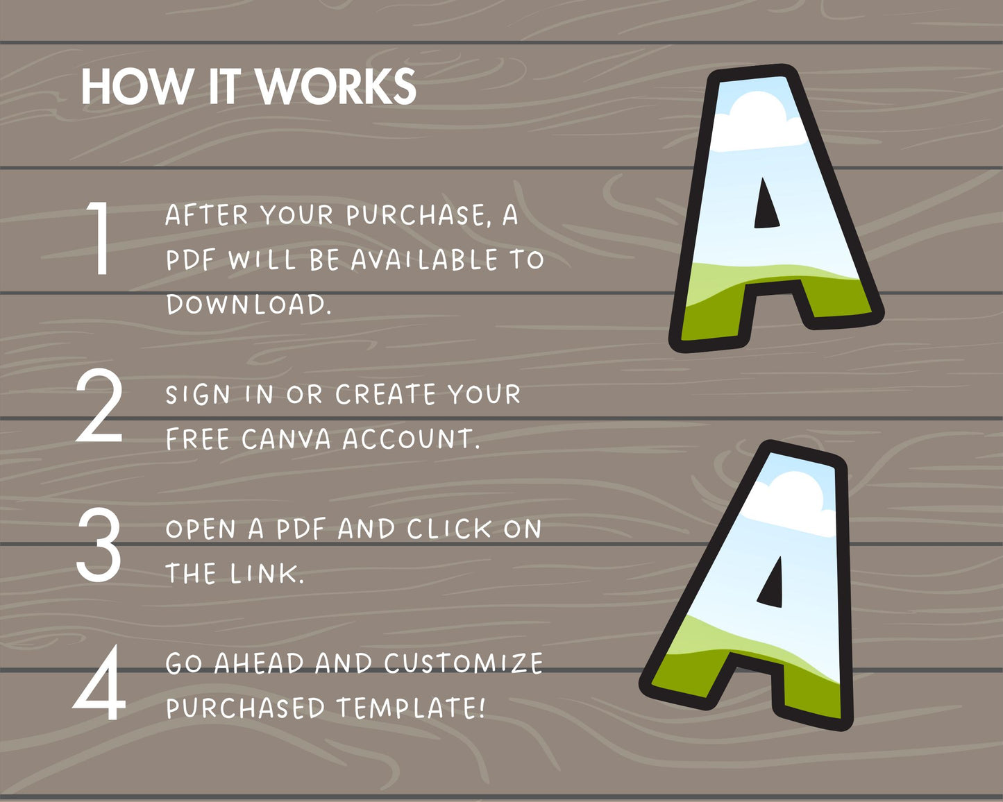 Design Your Own Canva Letters, Alphabet Canva Template, Drag and Drop, Canva Frames Bundle, Canva Letters & Numbers, Doodle Letters, #78