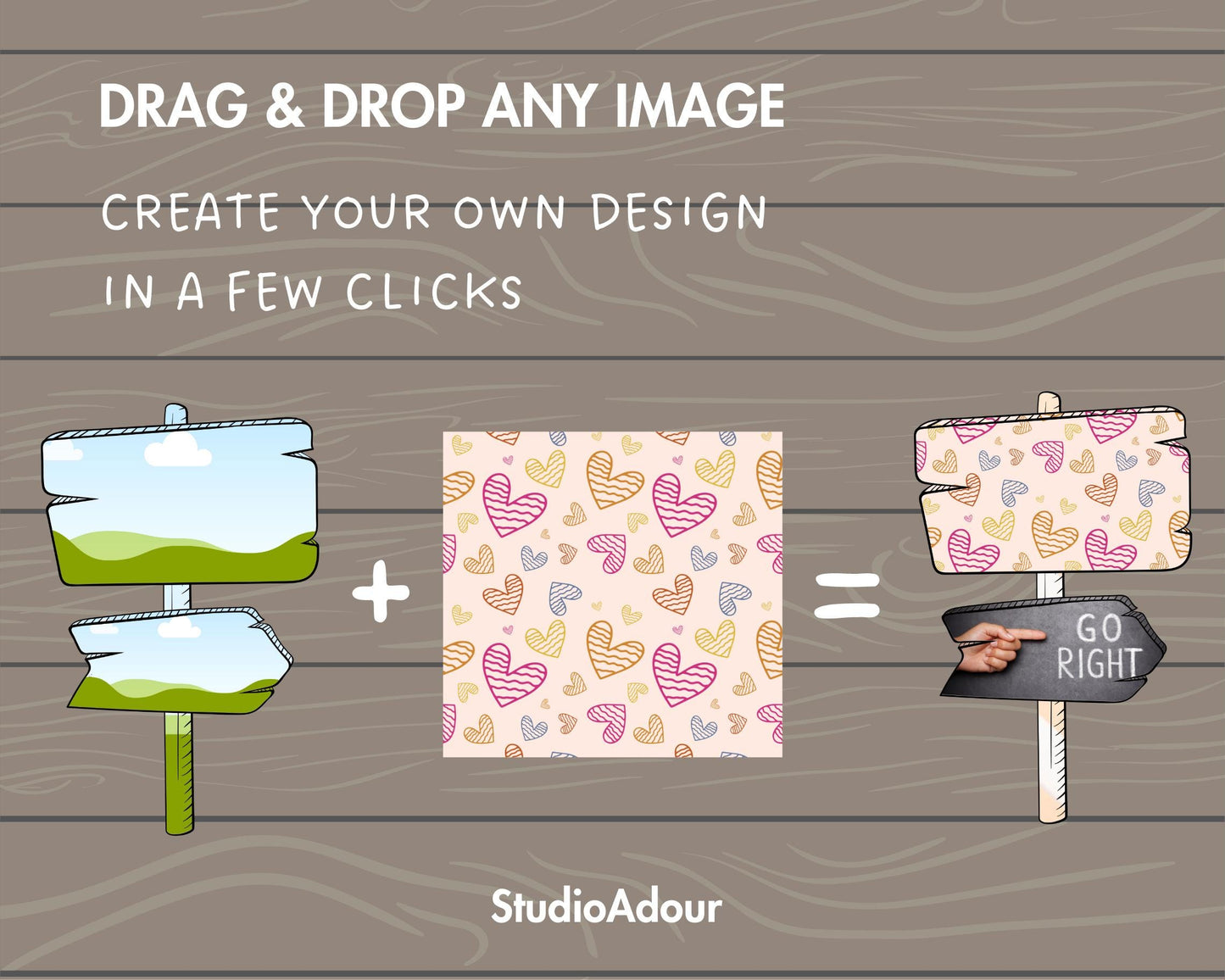 Design Your Own Doodle Sign Canva Frame, Wooden Sign Canva Template, Canva Frames Bundle, Editable Wood Sign, Wood Board, Drag and Drop PNG