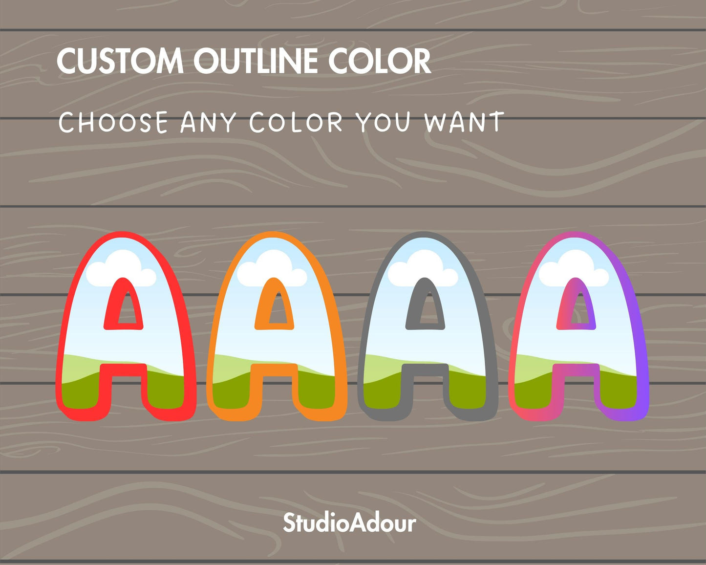Design Your Own Doodle Letters on Canva, Doodle Alphabet Canva, Drag and Drop, Lowercase & Uppercase Canva Letters, Canva Frames Bundle #80
