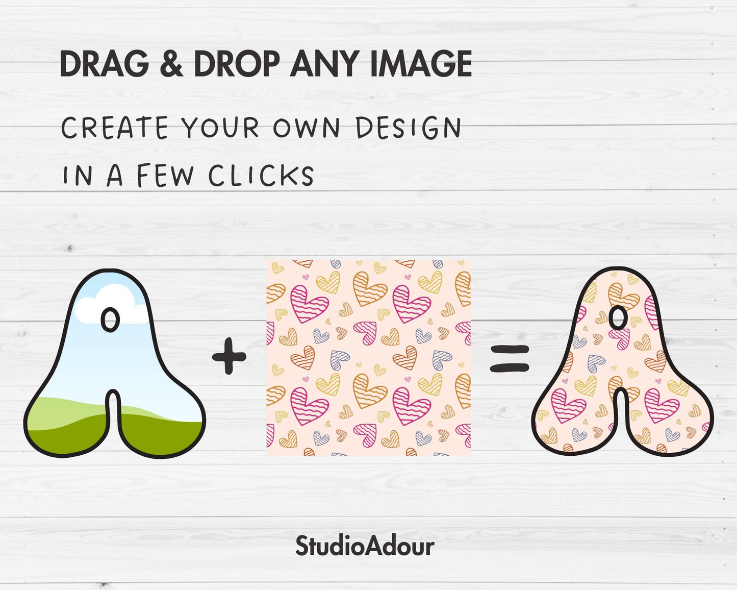 Design Your Own Groovy Alphabet on Canva, Retro Doodle Canva Letters, Drag and Drop, Editable Canva Letters & Numbers, Funky Alphabet
