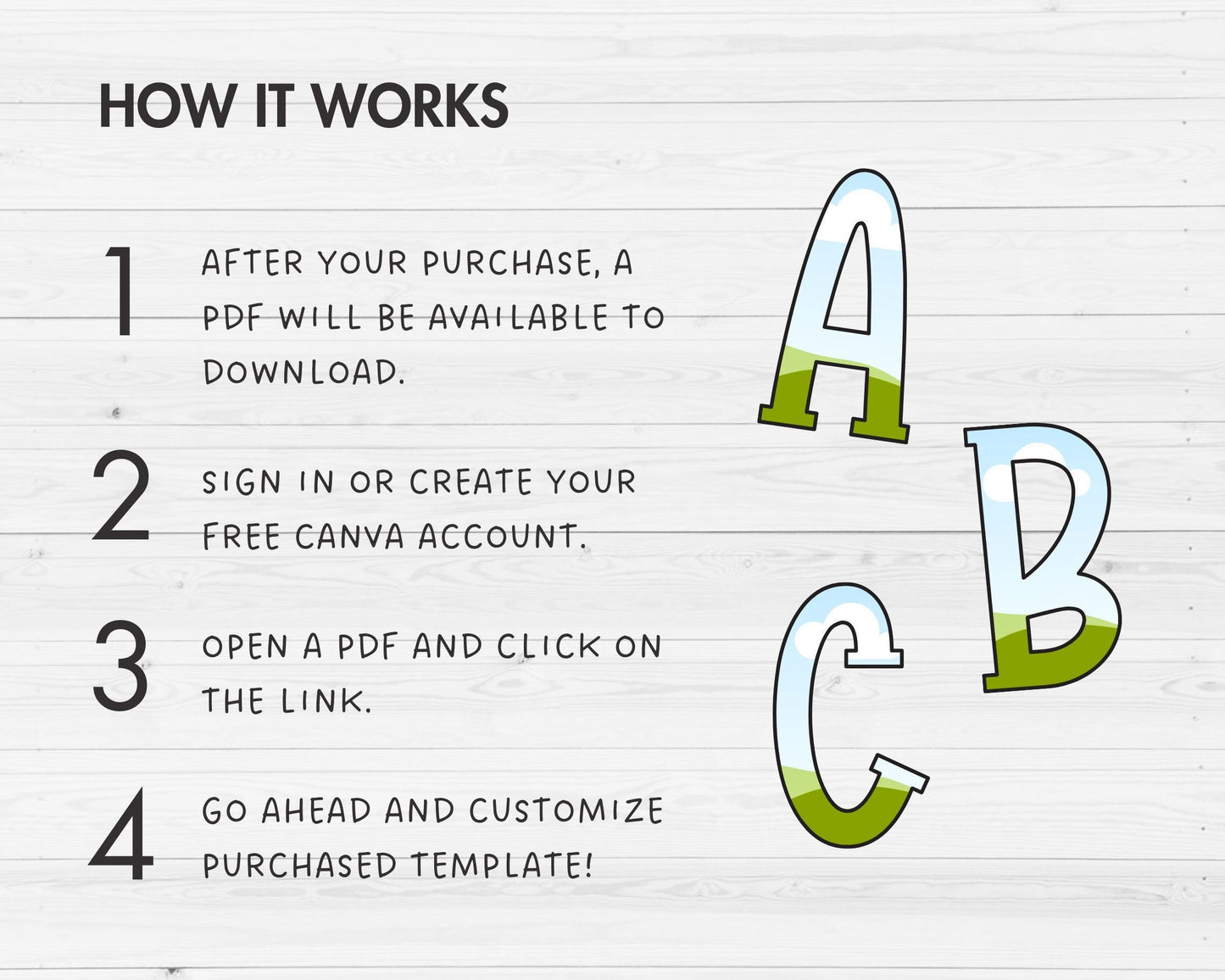 Design Your Own Vintage Doodle Letters on Canva, Retro Alphabet Canva, Drag and Drop, Editable Canva Letters PNG, Canva Frames Bundle #85