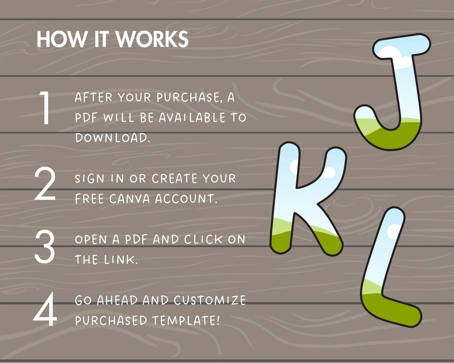 Design Your Own Doodle Letters on Canva, DIY Doodle Alphabet Canva Template, Drag and Drop, Editable Canva Alphabet, Canva Frames Bundle #79