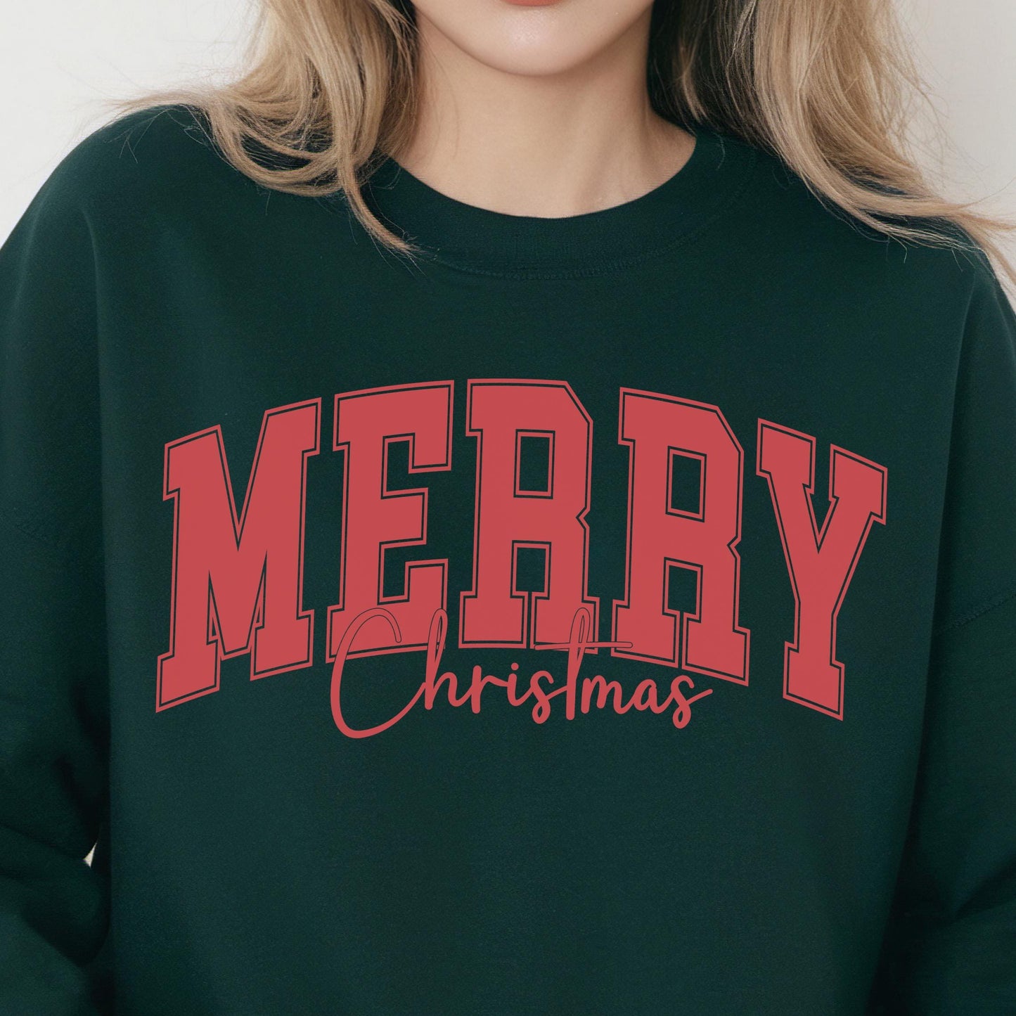 Merry Christmas Svg, Xmas Shirt PNG, Varsity Christmas Svg, Retro Varsity Svg, Holyday Season T-Shirt, Sublimation Design, Xmas Sweatshirt