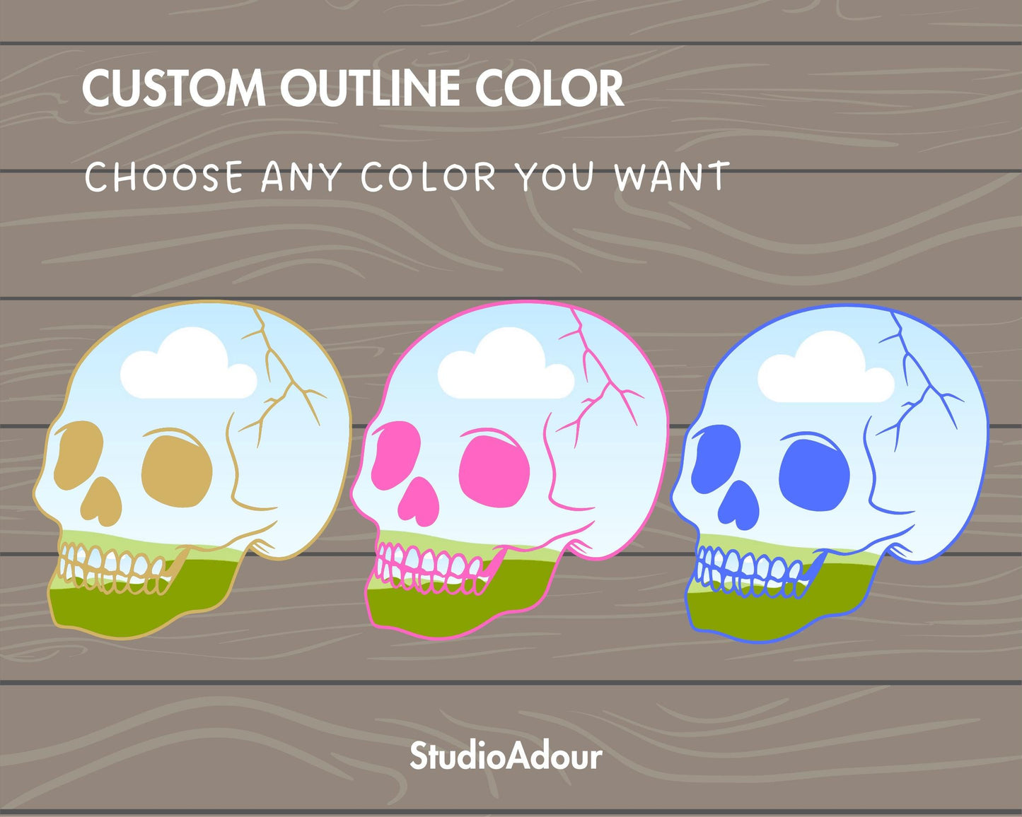 Design Your Own Skull Head on Canva, Editable Skull Canva Template, Drag and Drop Photo, Skull Clipart, Halloween Skull, Skull Canva Frames