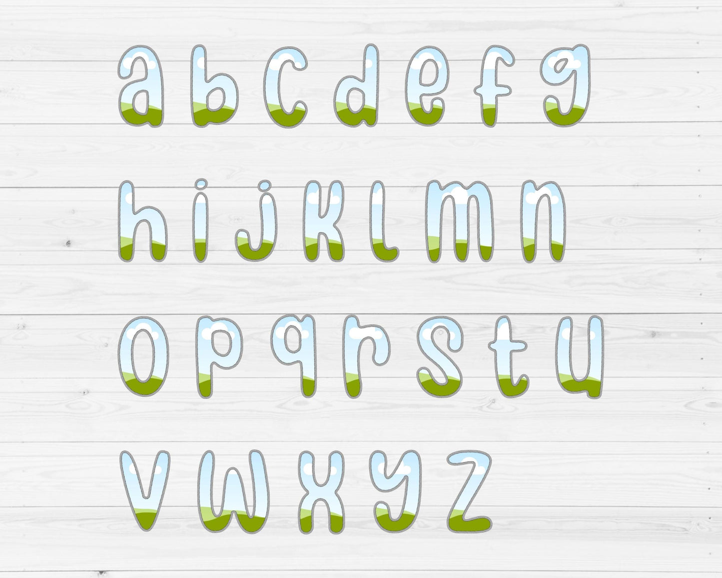 Digital Stitch Canva Alphabet PNG, Faux Embroidery Applique Letters, Canva Frames Bundle, Drag & Drop, Editable Canva Alphabet, Duotone #88