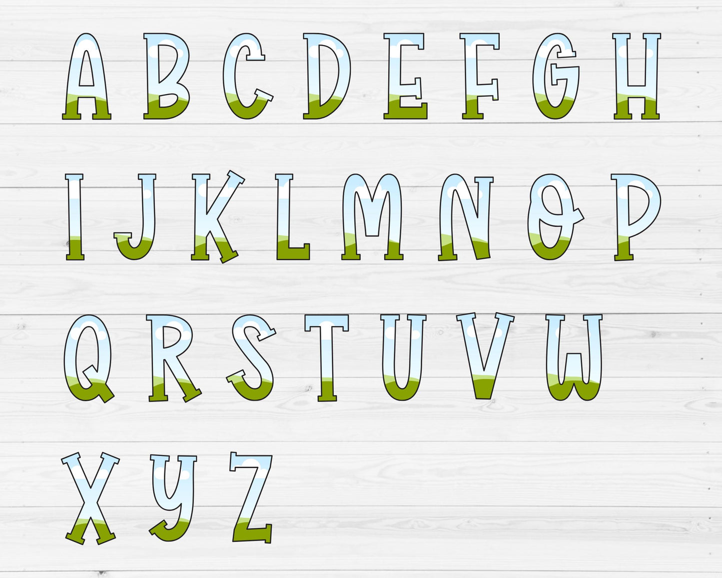 Design Your Own Vintage Doodle Letters on Canva, Retro Alphabet Canva, Drag and Drop, Editable Canva Letters PNG, Canva Frames Bundle #85