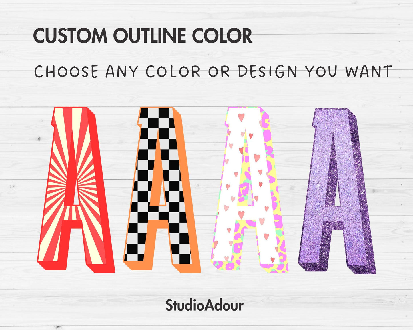 Design Your Own Doodle Letters on Canva, Doodle Alphabet Canva Template, Drag and Drop, Editable Canva Alphabet, Canva Frames Bundle