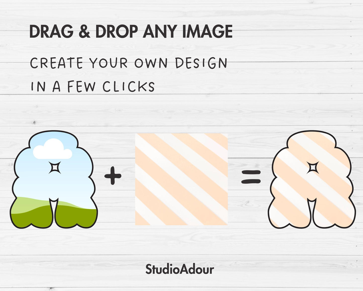 Cloud Canva Letters, Alphabet Canva Template, Drag and Drop, Editable Canva Letters & Numbers, Canva Frames Bundle, DIY Blank Letters #96