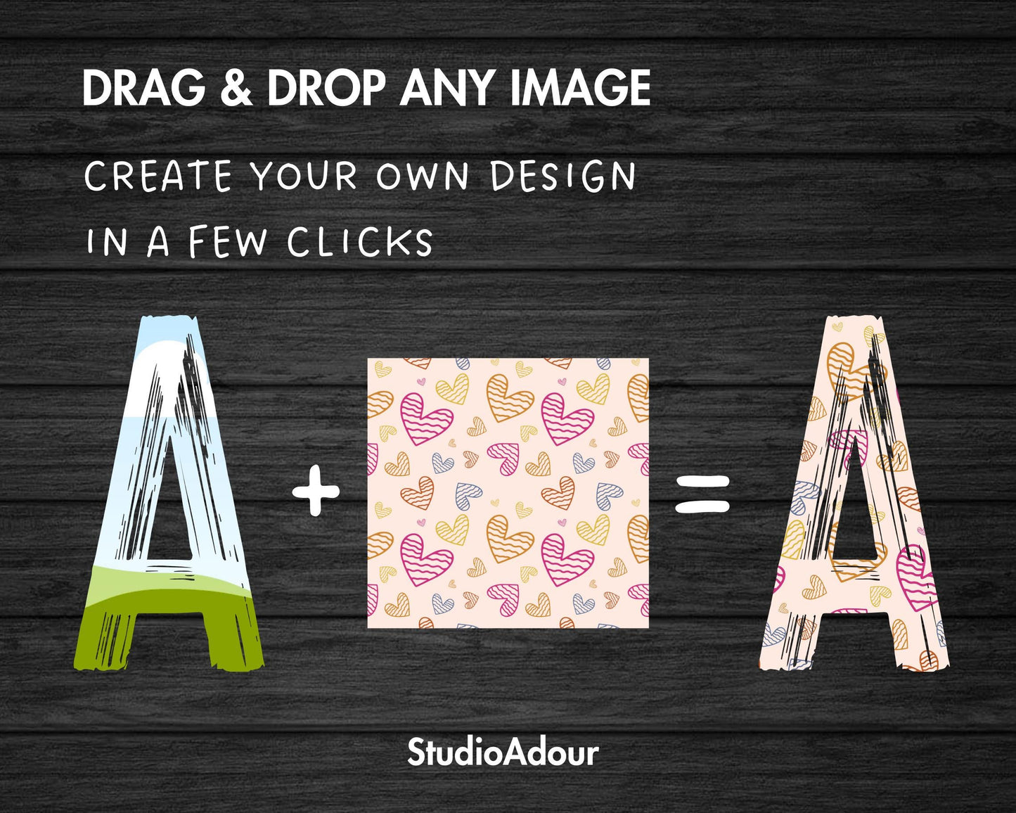 Paint Letters Canva, Brushstroke Alphabet Canva Template, Canva Frames Bundle, Painted Font Canva, Hand Drawn Letters & Numbers