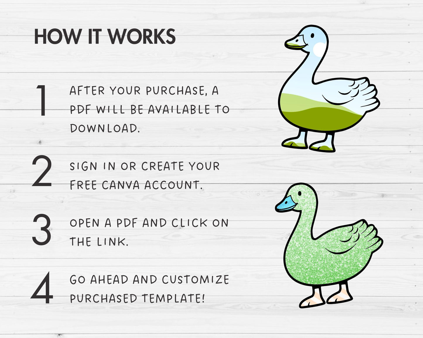 Design Your Own Goose Canva Frames, Silly Goose Canva Templates, Drag and Drop Canva Frames Bundle, T-Shirt Design, Duck Goose PNG