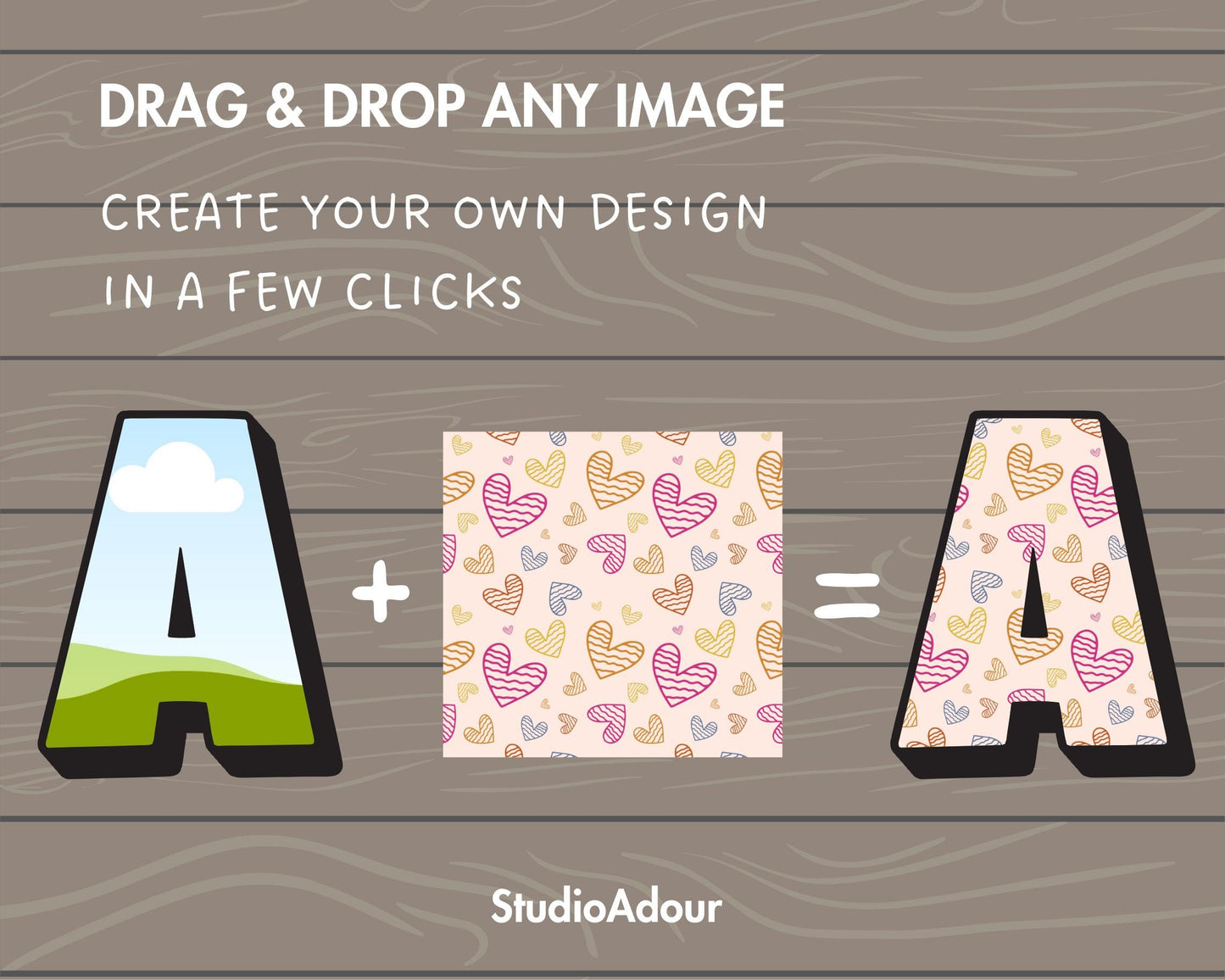 Doodle Letters Canva, Alphabet Canva Template, Drag and Drop, Editable Canva Letters, Canva Frames Bundle, Blank Letters, Photo Collage #97
