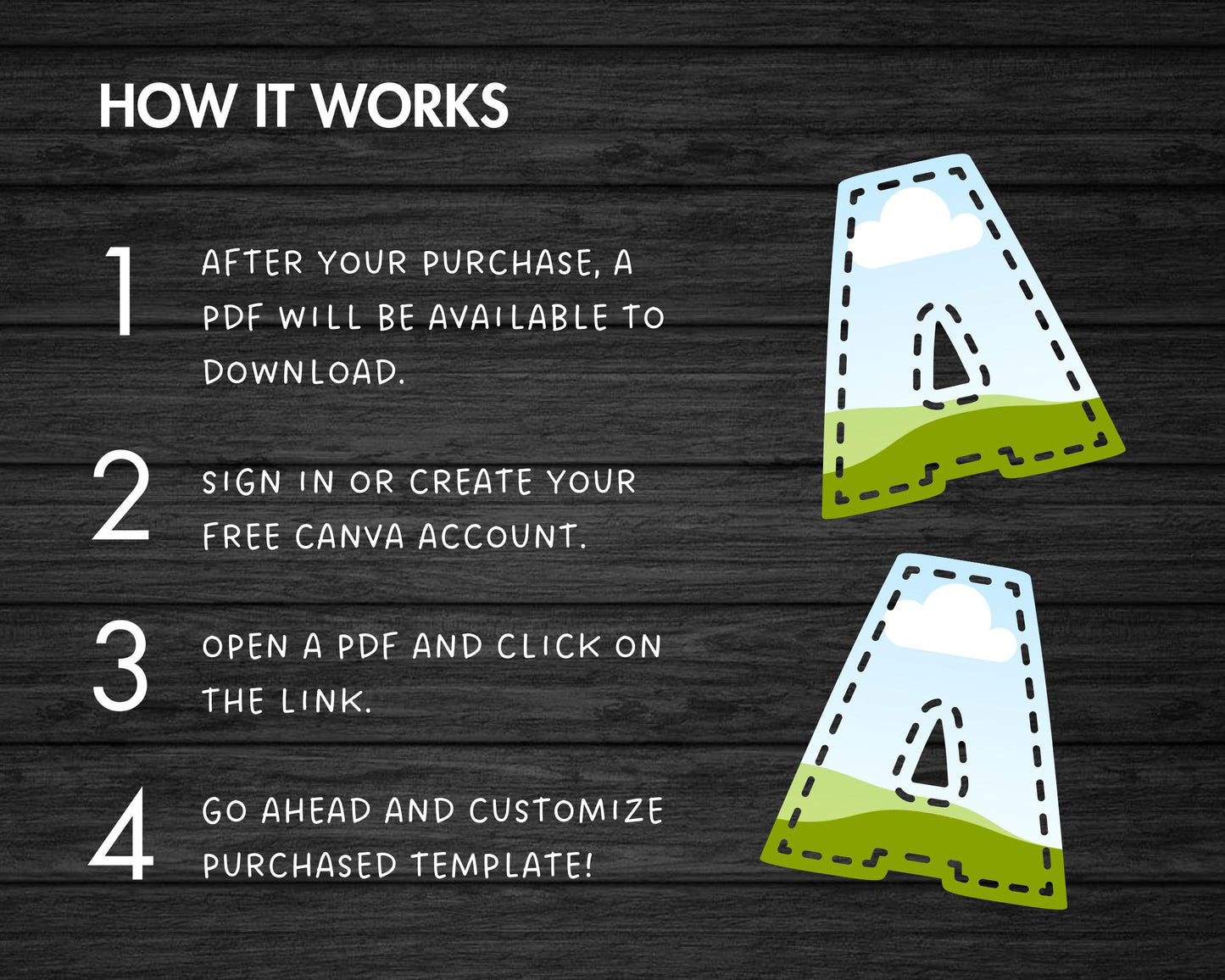 Design Your Own Stiched Letters on Canva, Doodle Letters PNG, Canva Frames Bundle, Editable Canva Letters, Drag and Drop, Digital Stitch
