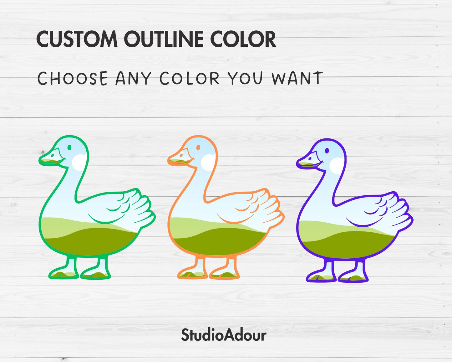 Design Your Own Goose Canva Frames, Silly Goose Canva Templates, Drag and Drop Canva Frames Bundle, T-Shirt Design, Duck Goose PNG