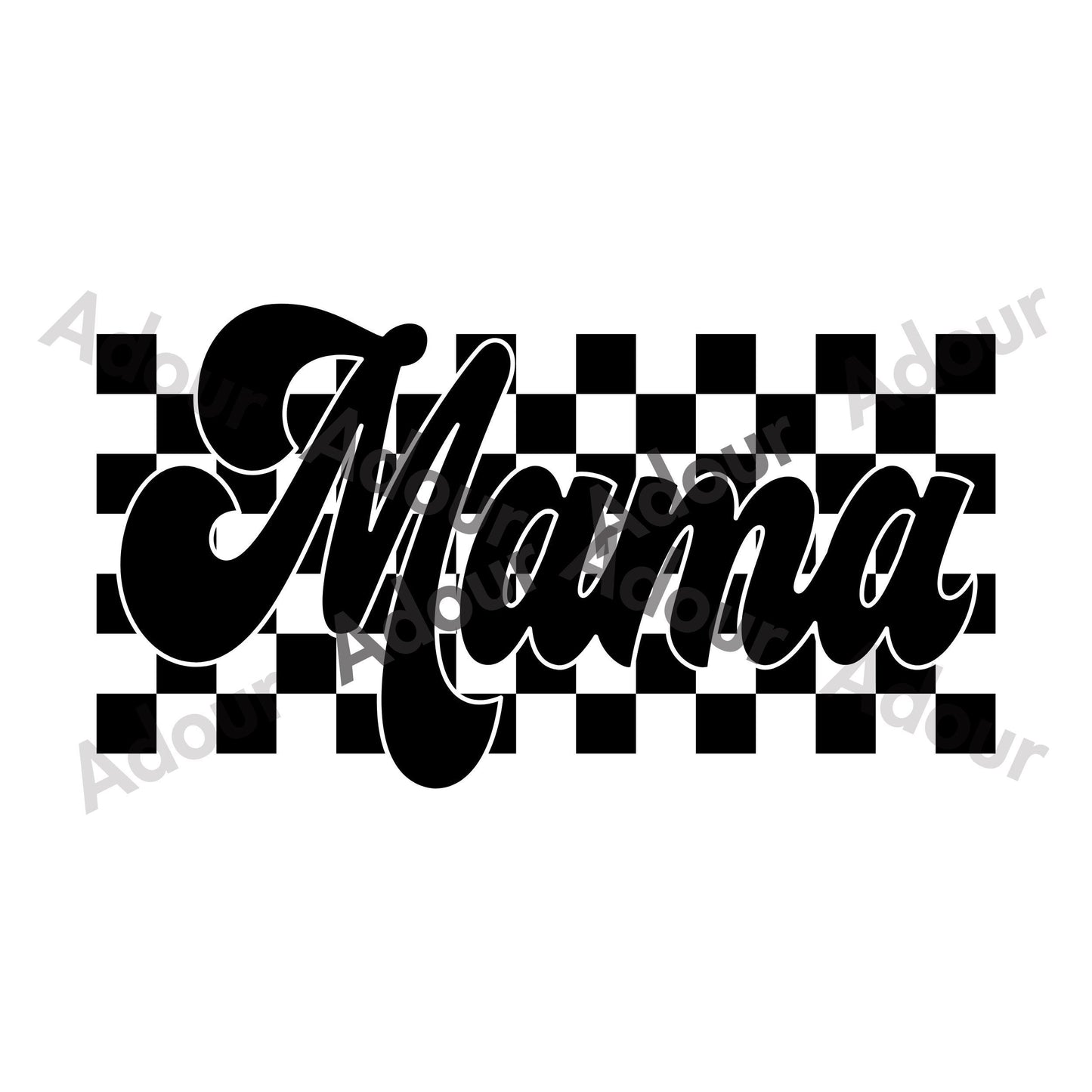 Checkered Mama Svg, Retro Mama PNG, Mom Checkered Shirt Design, Retro Mom Svg, Sublimation Design, Mom Life Svg, Mother's Day, Cut File