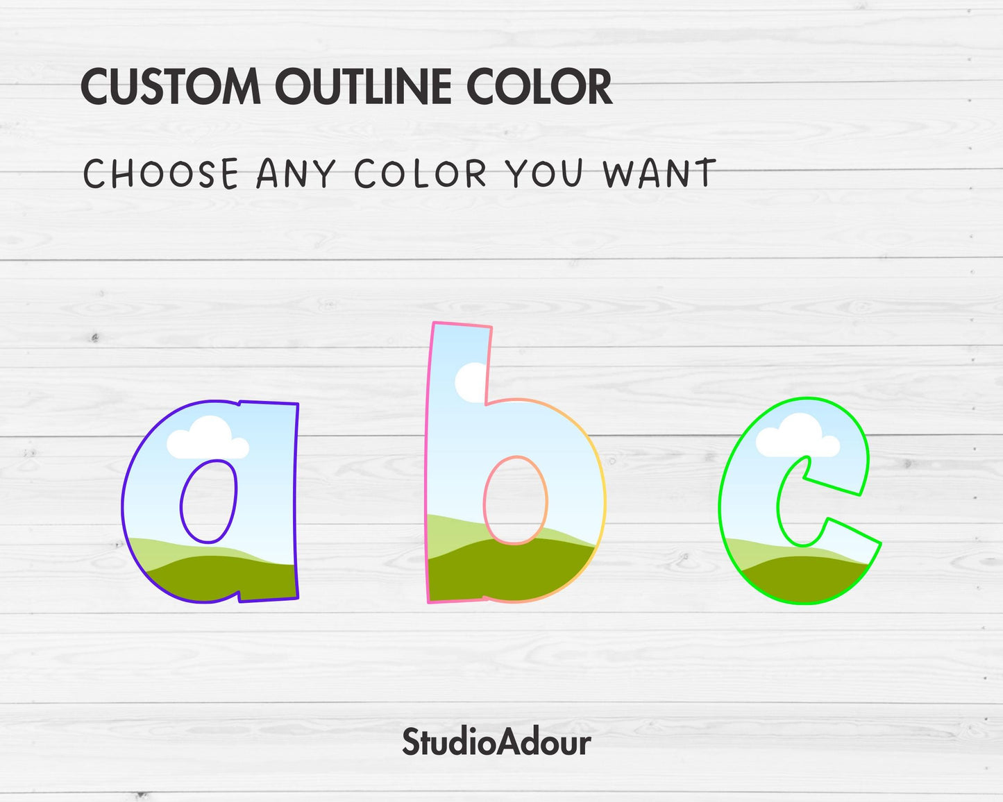 Doodle Letters Canva, Doodle Alphabet Canva Template, Drag & Drop, Editable Canva Font, Canva Frames Bundle, Letter PNG, Blank Letters #102