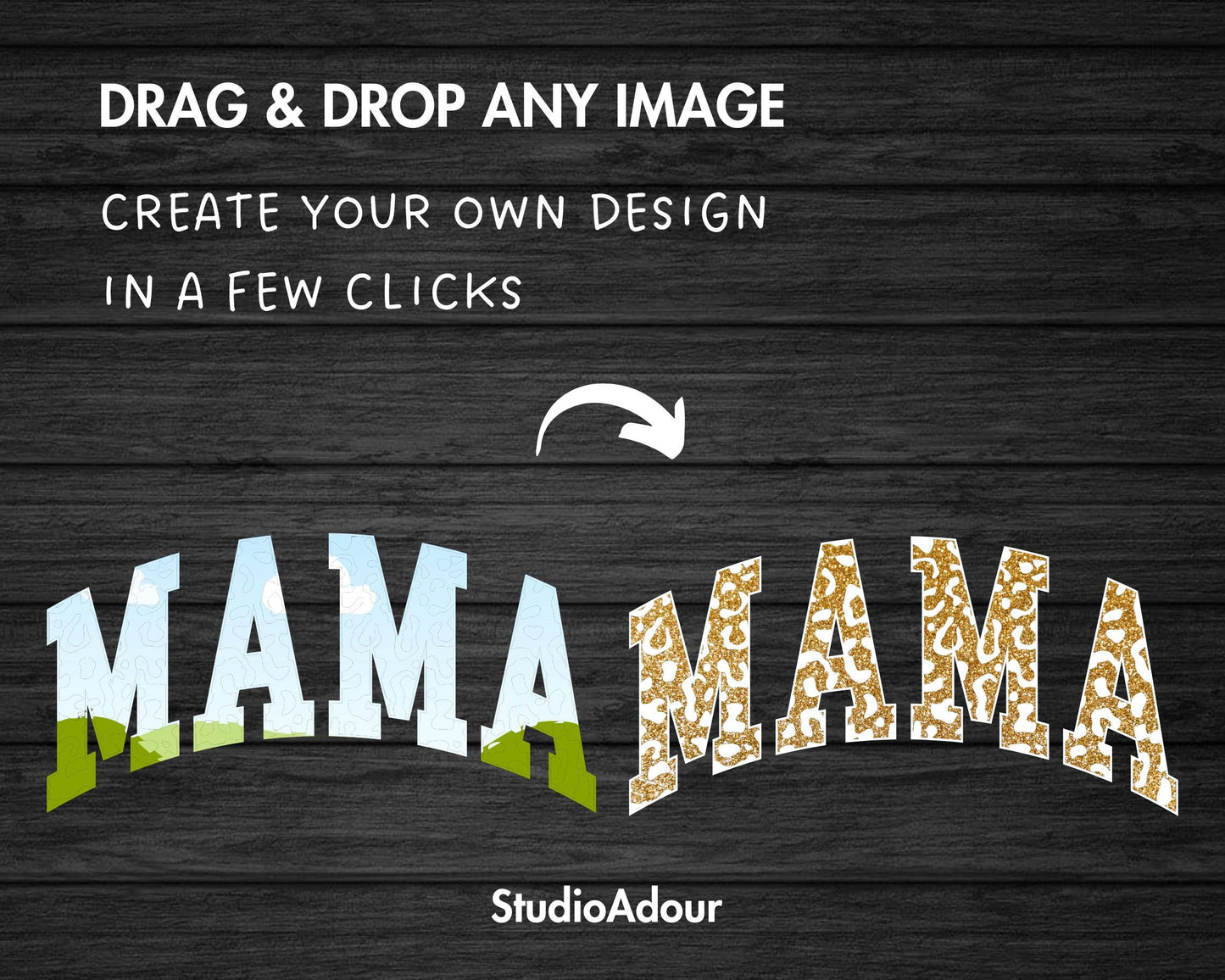 Design Your Own Leopard Mama Canva Frame, Editable Mama Canva Template, Drag and Drop, Sublimation Design, Mother's Day, Mama Varsity,