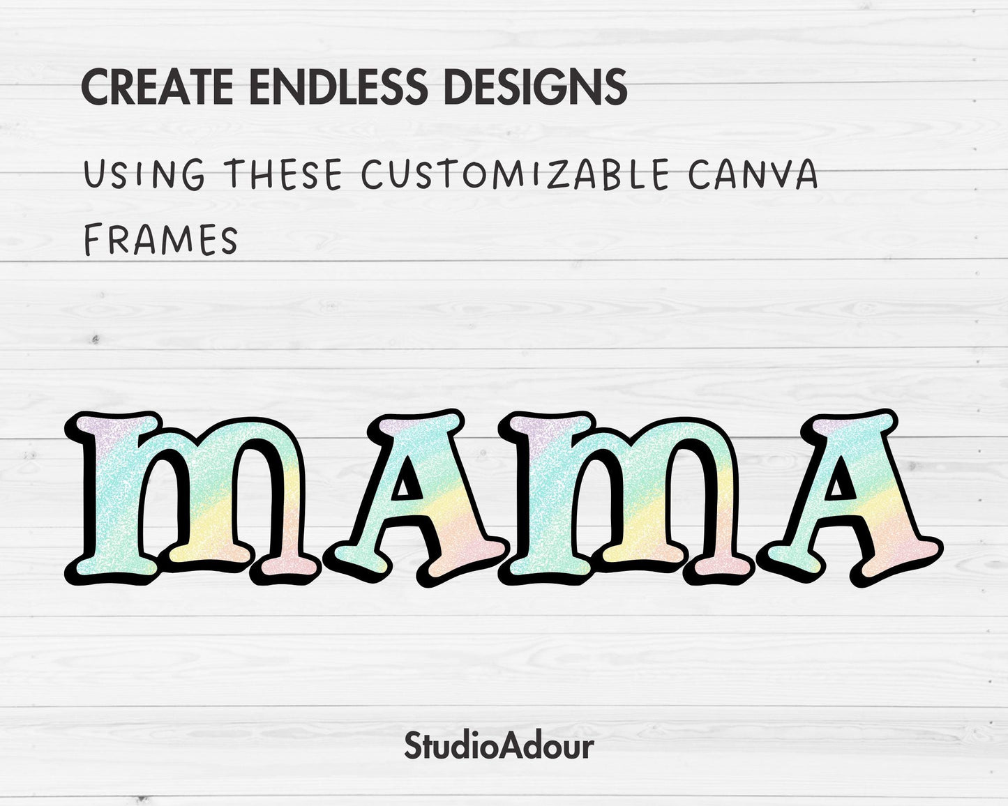 Design Your Own Canva Letters, Canva Letters Template, Editable Alphabet, DIY Letters & Numbers PNG, Retro Letters, Vintage Alphabet Canva