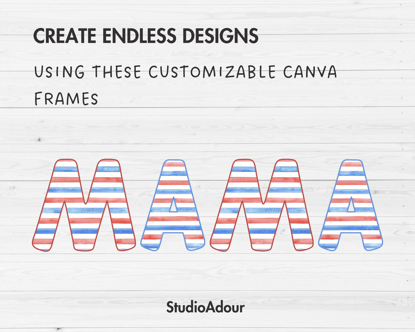 Design Your Own Doodle Letters on Canva, Doodle Alphabet Canva Template, Drag and Drop, Editable Canva Font, Canva Frames Bundle, Letter PNG