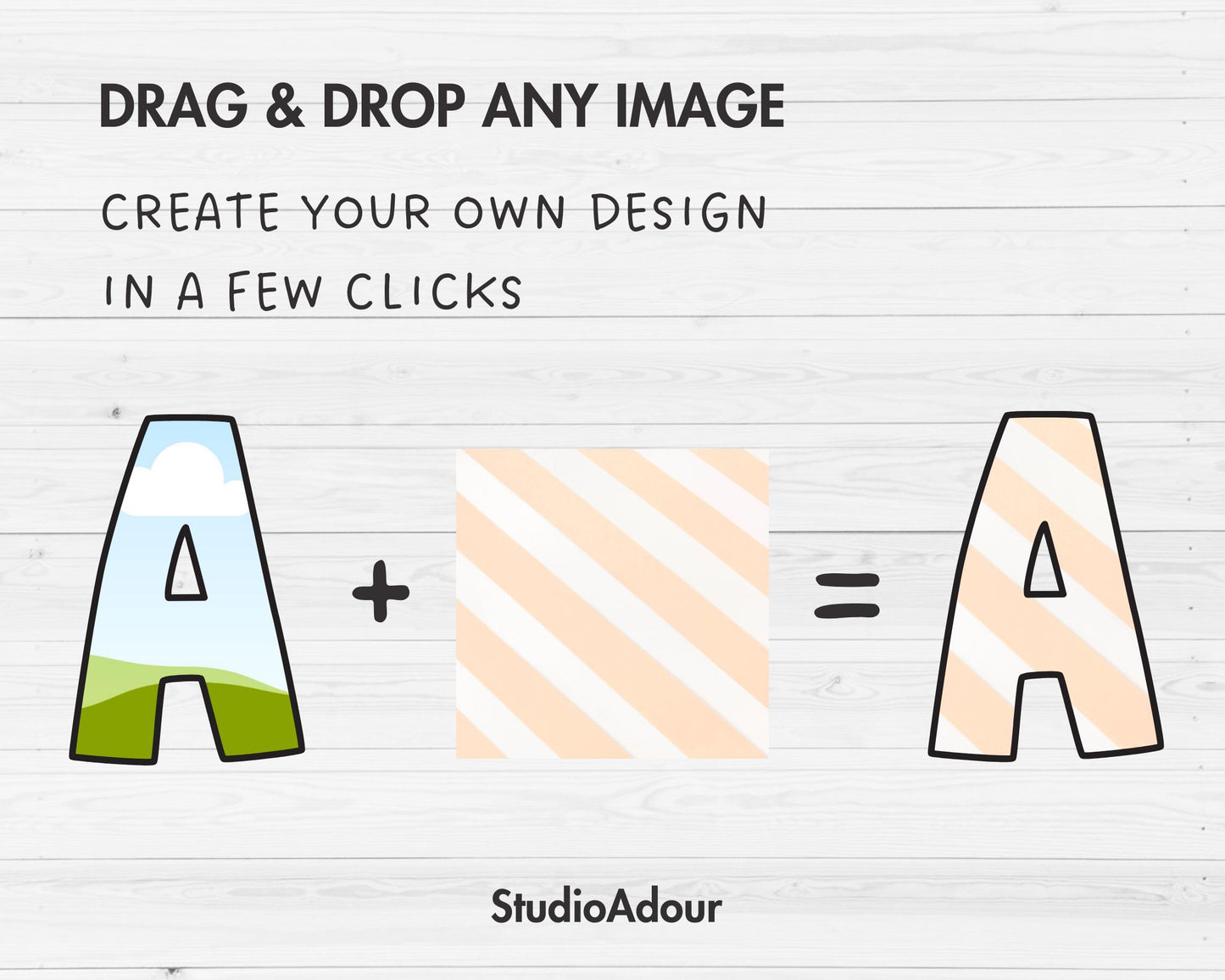 Design Your Own Doodle Letters Canva, Uppercase & Lowercase Alphabet Canva Template, Drag and Drop, Editable Canva, Sublimation Letters PNG