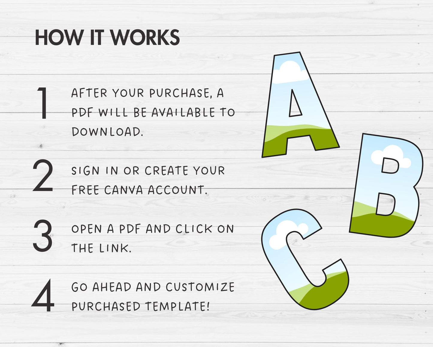 Design Your Own Canva Alphabet, Canva Letters Template, Drag and Drop, Editable Canva Font, Canva Frames Bundle, Letters PNG, Sublimation