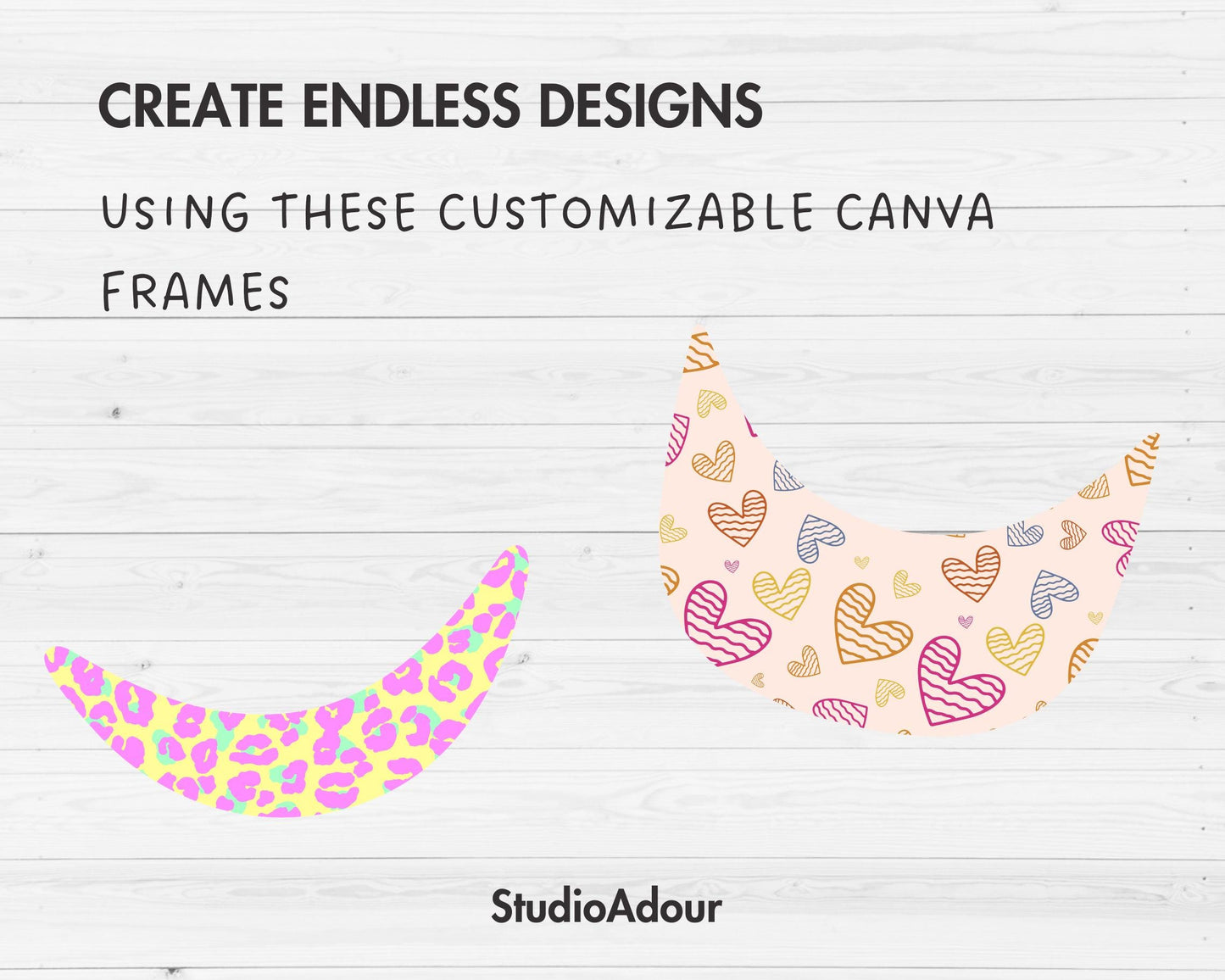 Hat Brim Editable Canva Template, Easy Drag and Drop, Baseball Cap Brim Sublimation Template, Blank Hat Canva Template, Canva Frames Bundle