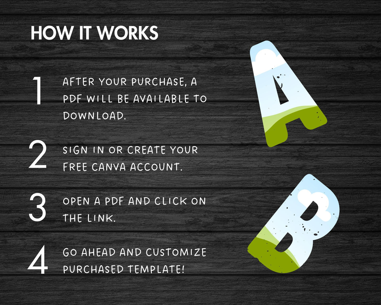 Design Your Own Doodle Distressed Alphabet on Canva, Canva Frames Bundle, Drag and Drop, Editable Grunge Uppercase & Lowercase Canva Letters