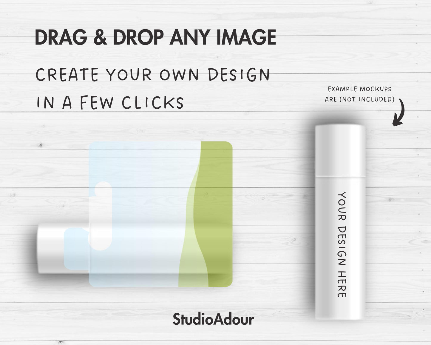 Lip Balm Label Editable Canva Template, Easy Drag & Drop, Chapstick Label Sublimation Template, Lip Gloss Wrap Template, Canva Frames Bundle