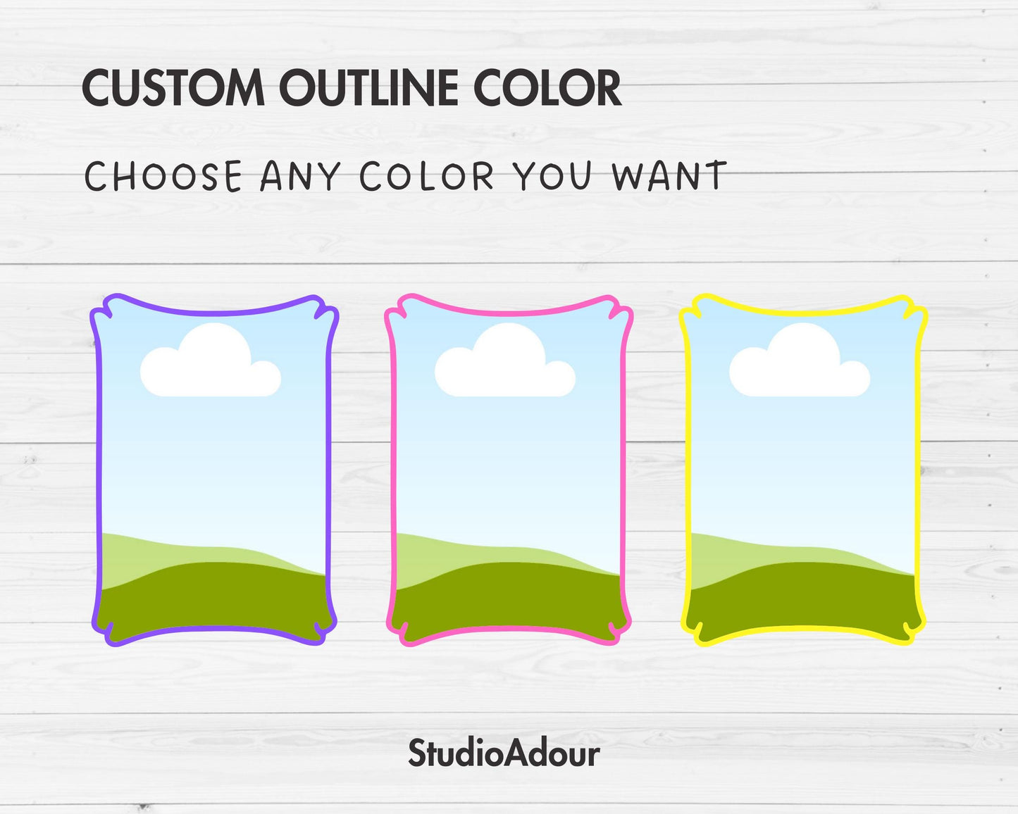 Coquette Bow Frames, Editable Canva Template, Easy Drag and Drop, Sublimation Design, Canva Frames Bundle, Ribbon Bow Border, Wavy Borders