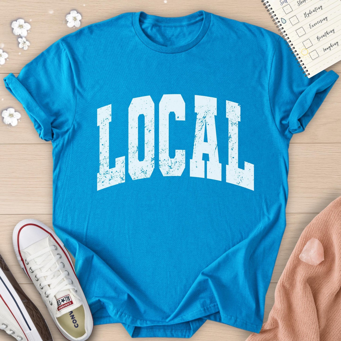 Local Svg, Distressed Local PNG, Grunge Texture Local Svg, Retro Varsity Svg, Summer Vibes Shirt, Sublimation Design, VSCO Y2K Aesthetic,