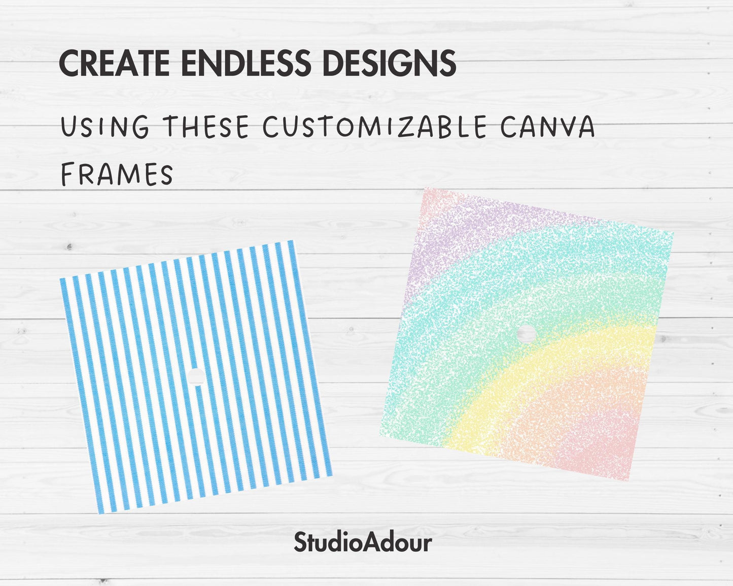 Graduation Cap Topper Editable Canva Template, Easy Drag and Drop, Graduation Cap Sublimation Template, Blank Graduation Cap, Canva Frame